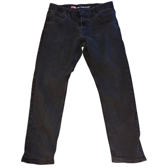 Wrangler All-Day Flex Black Denim Jeans - 34x30 - Picture 1 of 5